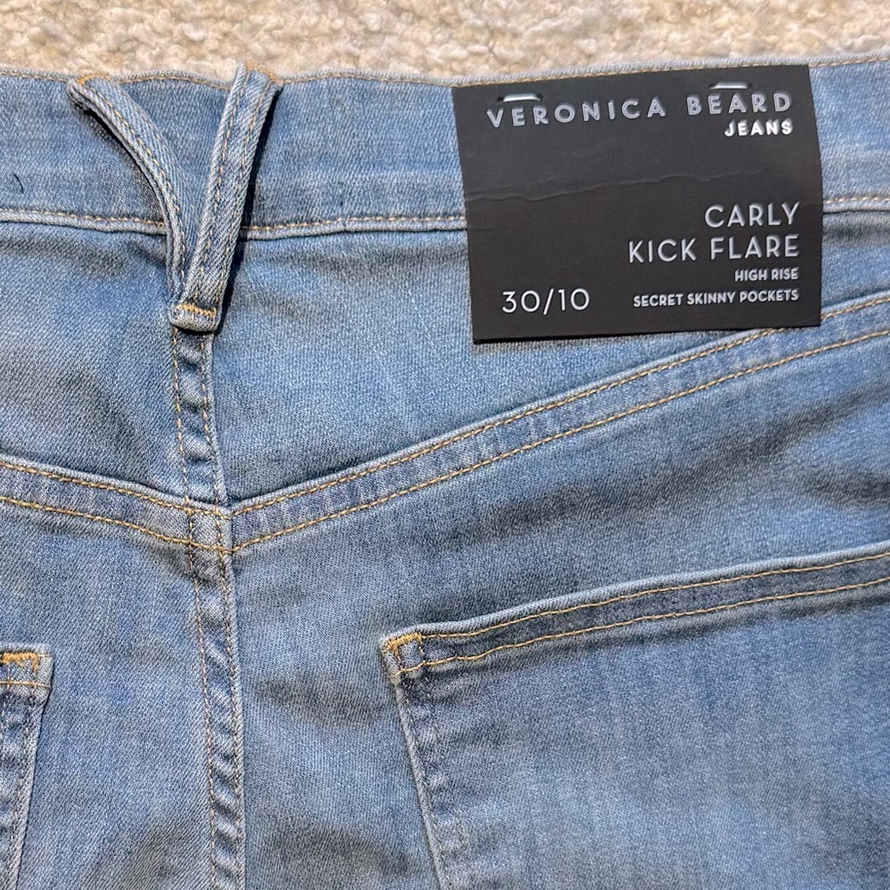 Veronica Beard Carly Kick Flare, high rise, secret skinny pockets- NWT size 30